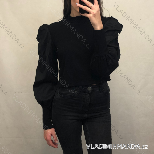 Tričko krátke dlhý rukáv dámske (S / M ONE SIZE) TALIANSKÁ MÓDA IMM21621