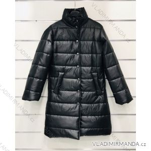 Kabát zimní dlouhý rukáv dámský (S/M ONE SIZE) ITALSKÁ MÓDA IMK201446/DR