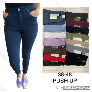 Rifle jeans push up dlouhé dámské nadrozměrné (38-48) TURECKÁ MÓDA TMWL21692