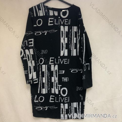 Šaty voľnočasové 3/4 dlhý rukáv dámske (uni S/Ll) TALIANSKÁ MÓDA IM22113616