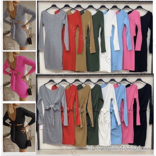 Long sleeve dress ELEGANT (uni s / m) ITALIAN FASHION IM919825