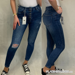 Kalhoty rifle jeans dlouhé push up dámské (XS-XL) M.SARA MA620S3977G-2