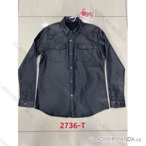 Bunda/Košile koženková dlouhý rukáv dámská (XS-XL) RE-DRESS MA5212736-T