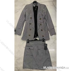 Souprava elegantní sako a sukně dámská (S-XL) ITALSKÁ MÓDA IMWD211015