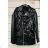 Jacke Winterjacke mit Kapuze und Fell Damen Übergröße (46-54) POLISH FASHION BLI19YP-18057-12