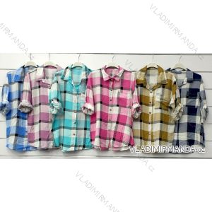 Košile dlouhý rukáv dámská (S/M ONE SIZE) ITALSKÁ MÓDA IMWD211058