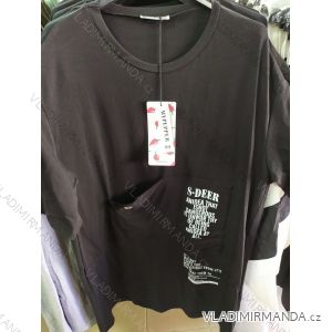 Šaty dlouhý rukáv dámské (S/M/L ONE SIZE) ITALSKÁ MÓDA IMS21006