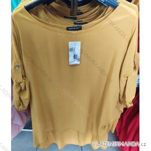 Tunika dlouhý rukáv dámská (S/M/L ONE SIZE) ITALSKÁ MÓDA IM721016