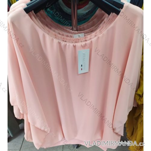 Halenka/Tunika dlouhý rukáv dámská (S/M/L ONE SIZE) ITALSKÁ MÓDA IM721017