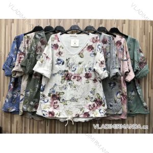 Tunika dlouhý rukáv dámská (S/M ONE SIZE) ITALSKÁ MÓDA IMWP21054