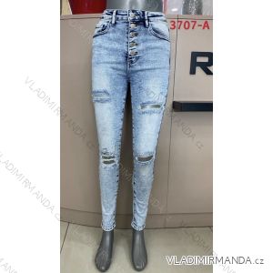 Rifle jeans dlouhé vysoký pas dámské (XS-XL) RE-DRESS MA5213707-A