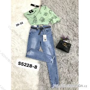 Rifle jeans dlouhé dámské (26-32) M.SARA MA521S5228-8