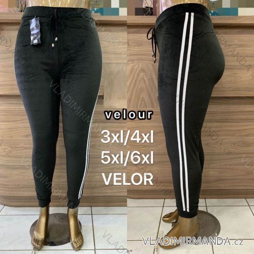 Women's long velvet sweatpants (S-XL) TURKISH FASHION TMWL20633
