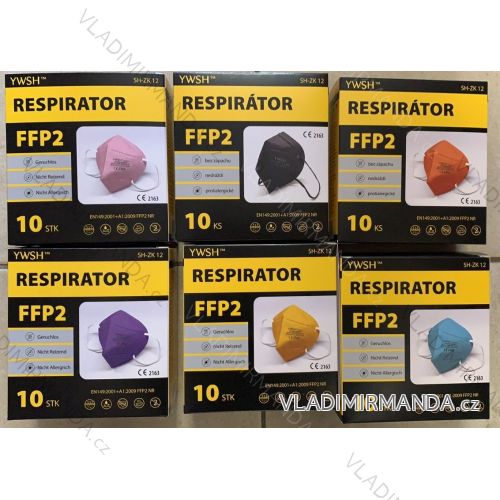 Respirátor FFP2  unisex (one size)  Respirator-YWSH-BAR