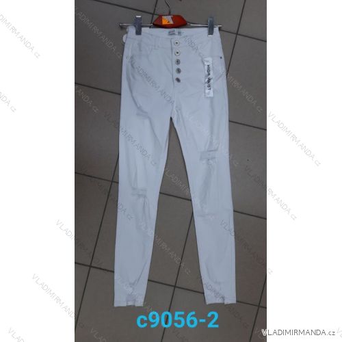 Rifle jeans vysoký pas dlouhé dámské (XS-XL) DAYSIE RED21c9056-2