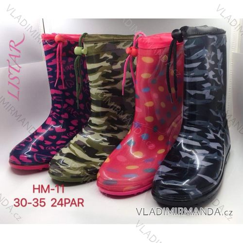 Holinky gumovky dětské dorost dívčí a chlapecké (30-35) RISTAR RIS21HM-11