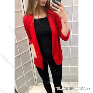 Sako tenké jarní dlouhý rukáv dámské (S/M ONE SIZE) ITALSKÁ MÓDA IMD22198