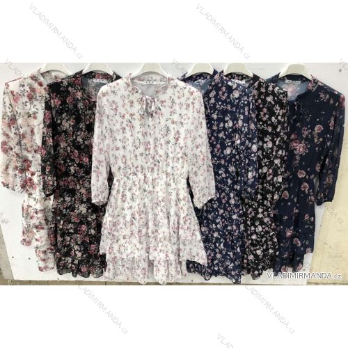 Women's Elegant Long Sleeve Dress (S / M ONE SIZE) ITALIAN FASHION IMWP21u3727