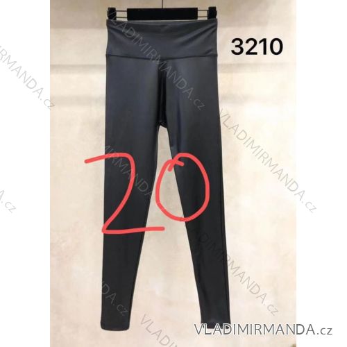 Legíny eko koženkové dlhé dámske (S-XL) TALIANSKÁ MÓDA IMM213210A