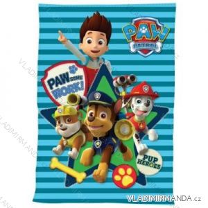 Deka prikrývka paw patrol detská chlapčenská (100x140 cm) SETINO 720-488