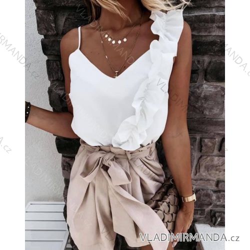 Tílko letní saténové dámské (S/M ONE SIZE) ITALSKÁ MÓDA IMWK21307