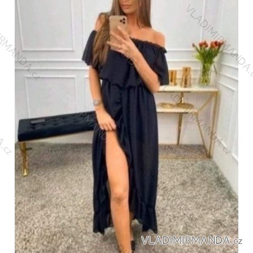 Dress with 3/4-sleeve ladies pocket (uni sl) ITALIAN Fashion IMWD20527