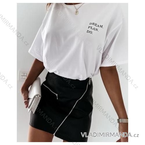 T-shirt short sleeve women (S / M ONE SIZE) ITALIAN FASHION IMWK21002