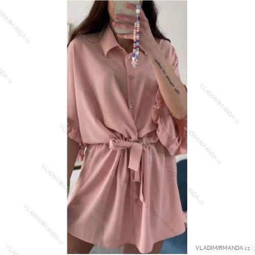 Dress with 3/4-sleeve ladies pocket (uni sl) ITALIAN Fashion IMWD20527