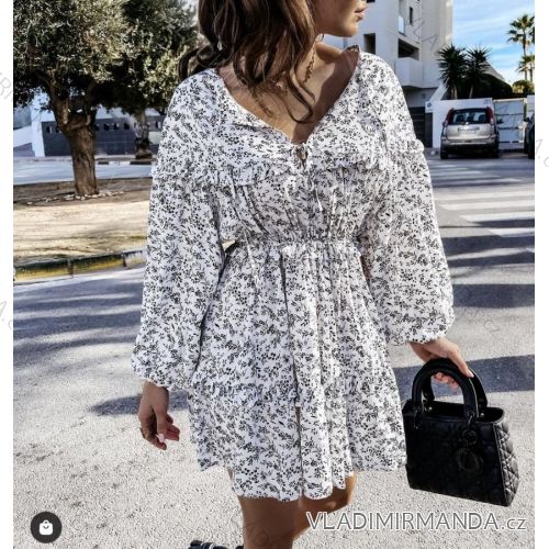 Dress with 3/4-sleeve ladies pocket (uni sl) ITALIAN Fashion IMWD20527