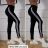 Leggings pants leatherette with zip (xs-m) Italian Fashion LML20003