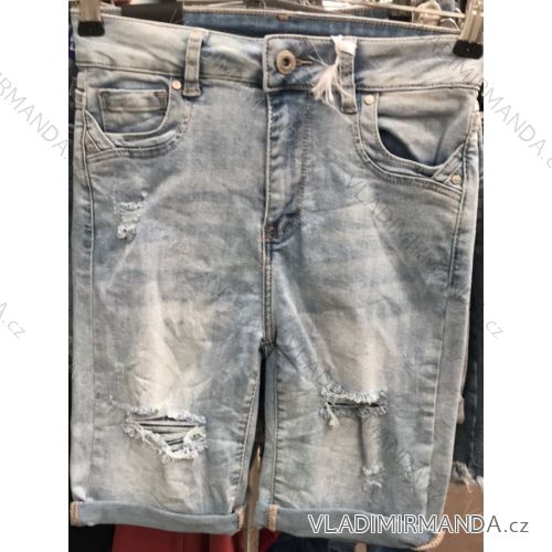 Kraťasy šortky riflové dlouhé dámské (XS-XL) MA521216