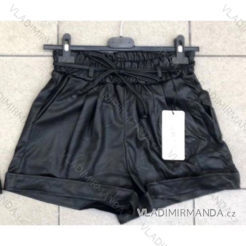 Shorts Shorts Kunstleder Frauen (uni s-l) ITALIAN FASHION IM920107