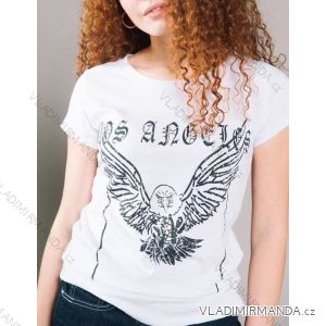 Tričko krátký rukáv dámské (S/M ONE SIZE) ITALSKÁ MÓDA IMM21507