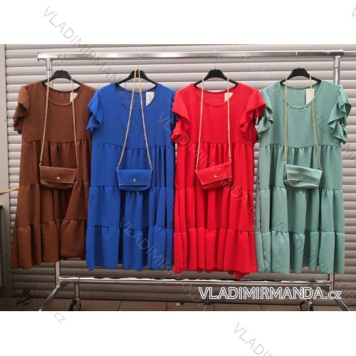 Blouse long sleeve with ruffles women (UNI S / L) ITALIAN FASHION IMK20159