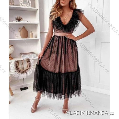 Dress with 3/4-sleeve ladies pocket (uni sl) ITALIAN Fashion IMWD20527