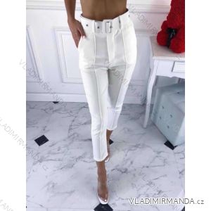 Kalhoty elegantní dlouhé dámské (S-XL) ITALSKÁ MÓDA IMM21536