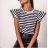 T-Shirt Kurzarm Frauen (S / M ONE SIZE) ITALIENISCHE MODE IMWA21017