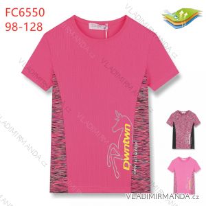 Tričko sportovní krátký rukáv dětské dívčí (98-128) KUGO FC6550