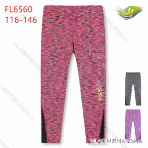 Leggings warme lange Kinder Mädchen Mädchen (116-146) KUGO B3239