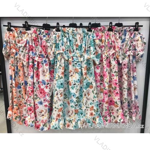 Dress with 3/4-sleeve ladies pocket (uni sl) ITALIAN Fashion IMWD20527