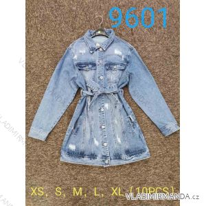 Šaty riflové dlouhý rukáv dámské (XS-XL) G-SMACK IM9219601