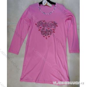 Košile noční dlouhý rukáv dámská bavlněná nadrozměrná  (l-3xl) BENTER 65330