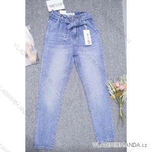 Rifle jeans dlouhé dámské (XS-XL) M.SARA MRS21DM312N