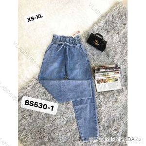 Rifle jeans dlouhé dámské (XS-XL) M.SARA MRS21BS530-1