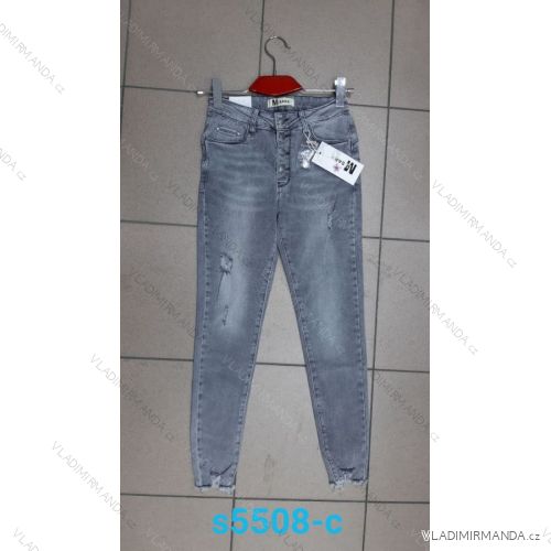 Rifle jeans dlouhé dámské (25-31) M.SARA MRS21S5508-c