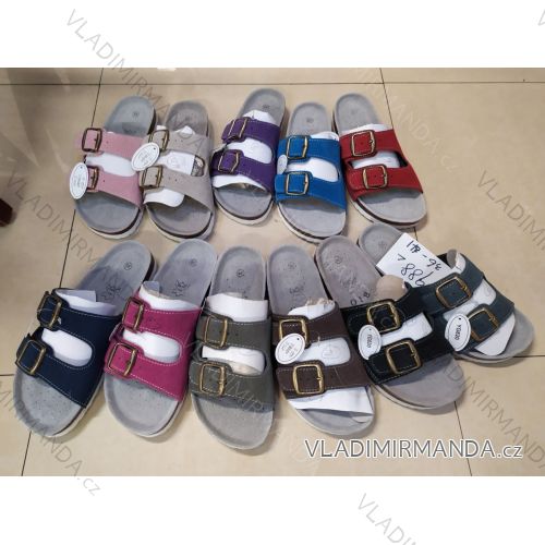 Šľapky celokožené dámske (36-41) SXSHOES OBUV OBSX21014
