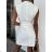 Kleid mit 3/4 Ärmeltasche für Damen (uni sl) ITALIAN Fashion IMWD20527