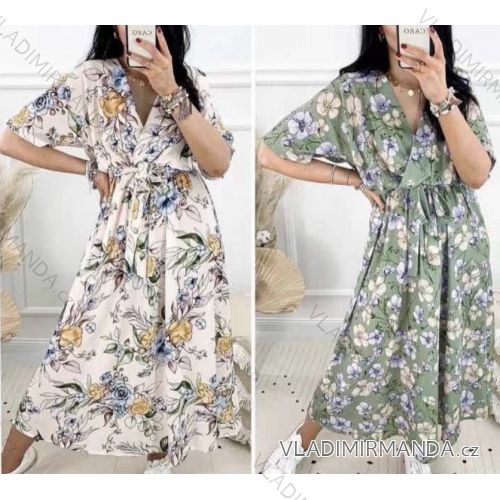 Dress with 3/4-sleeve ladies pocket (uni sl) ITALIAN Fashion IMWD20527