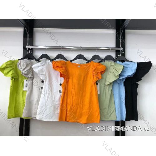 Tričko krátký rukáv dámské (S/M ONE SIZE) ITALSKÁ MÓDA IMR21278