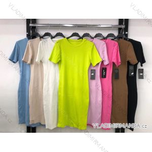 Elegant short-sleeved women's dress (uni s-m) ITALIAN FASHION IM920148